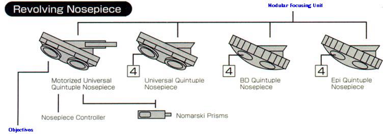 Revolving Nosepieces (Image Map)